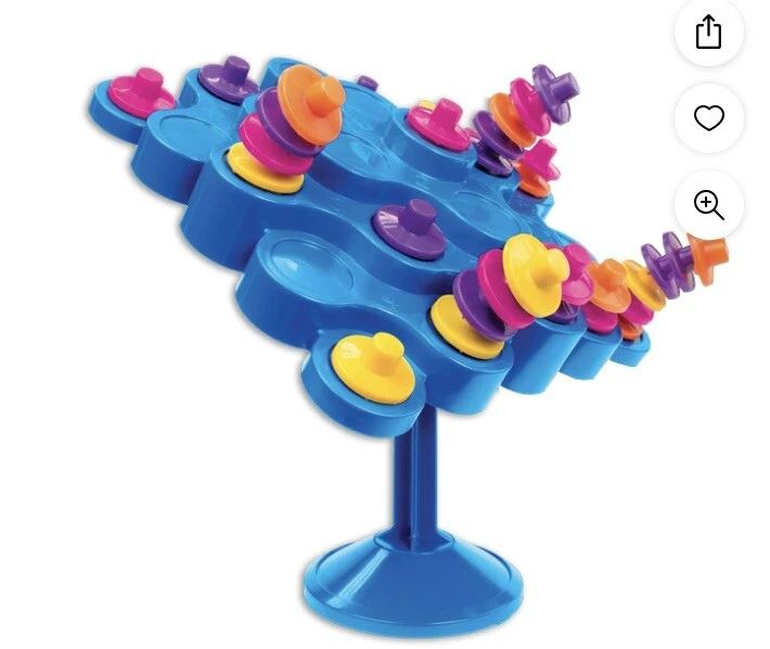 Pressman Topple Game-The Tipsy,Topsy-Turvy Juego de Equilibrio para Edades 6 en adelante STEM Foto 3 de 4