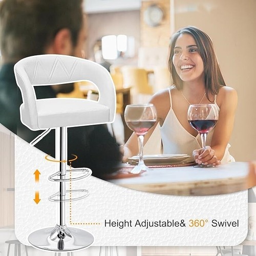 Bancos Sillas Para Comedor Bar Asiento Altura Ajustable Giratorio 360 Juego De 4 - Picture 4 of 8