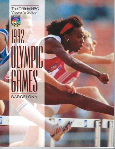 Official NBC Viewer's Guide Magazine - The 1992 Olympic Games Barcelona pristine