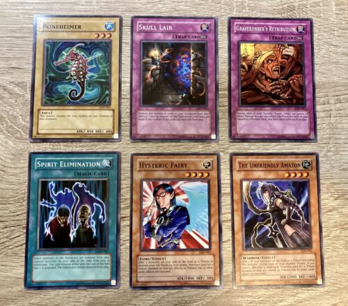 Lot Of 6 ~ *Vintage Yu-Gi-Oh! 2003 Labyrinth Of Nightmare [OG Print] Cards NM - Picture 1 of 10