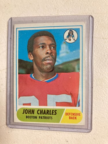 1968 Topps Football #202 John Charles Boston Patriots