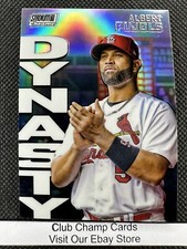 2022 #6A Albert Pujols Topps Stadium Club Chrome Dynasty Refractor Cardinals
