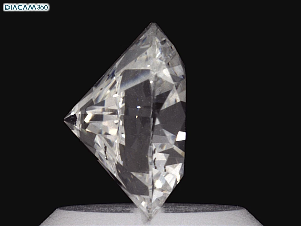 EGL USA 0.91 Carat Natural Diamond Round Brilliant Cut D Color SI1 Clarity - Image 3 of 4