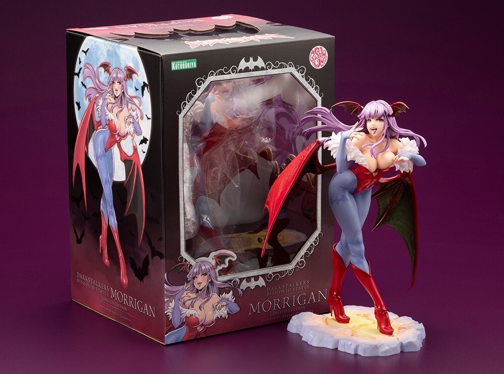 KOTOBUKIYA - (新品未開封)DARKSTALKERS モリガン 1/7 DARKSTALKERS MORRIGAN LIMITED EDITION BISHOUJO STATUE