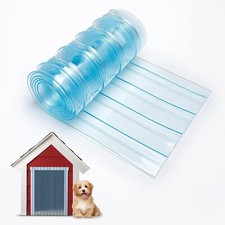 Dog Door Flaps, Safe Plastic Vinyl Strip for DIY Doghouse or Cat Door,