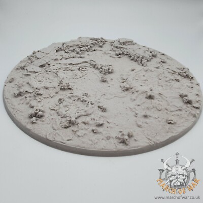 280mm resin Cave of Skulls base, horus heresy, warhound titan, diorama