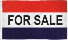 For Sale Flag 3x5ft For Sale Banner Sign Real Estate Flag Dealership Flag 100D