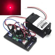 TTL 635nm 638nm 400mW Focusable Red Dot Laser Diode Module 12V Fan Cooling