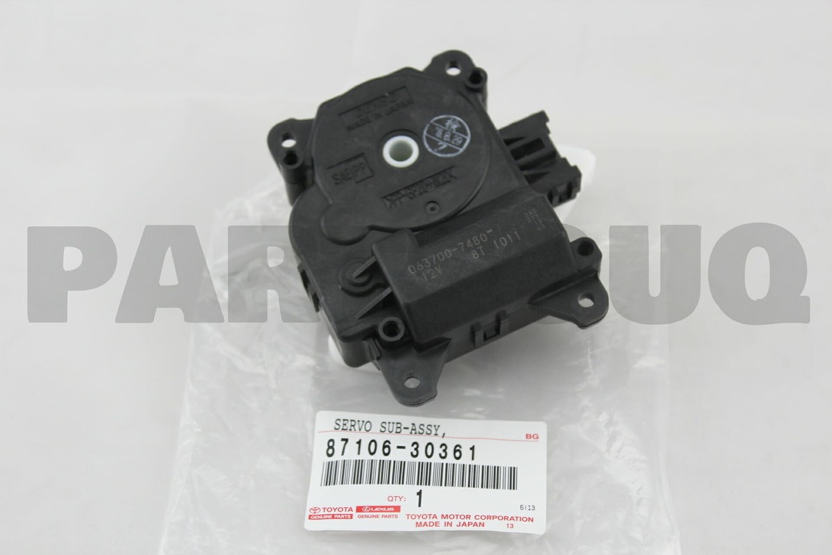 8710630361 Genuine Toyota SERVO SUB-ASSY, DAMPER(FOR MODE) 87106
