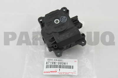 8710630361 Genuine Toyota SERVO SUB-ASSY, DAMPER(FOR MODE) 87106