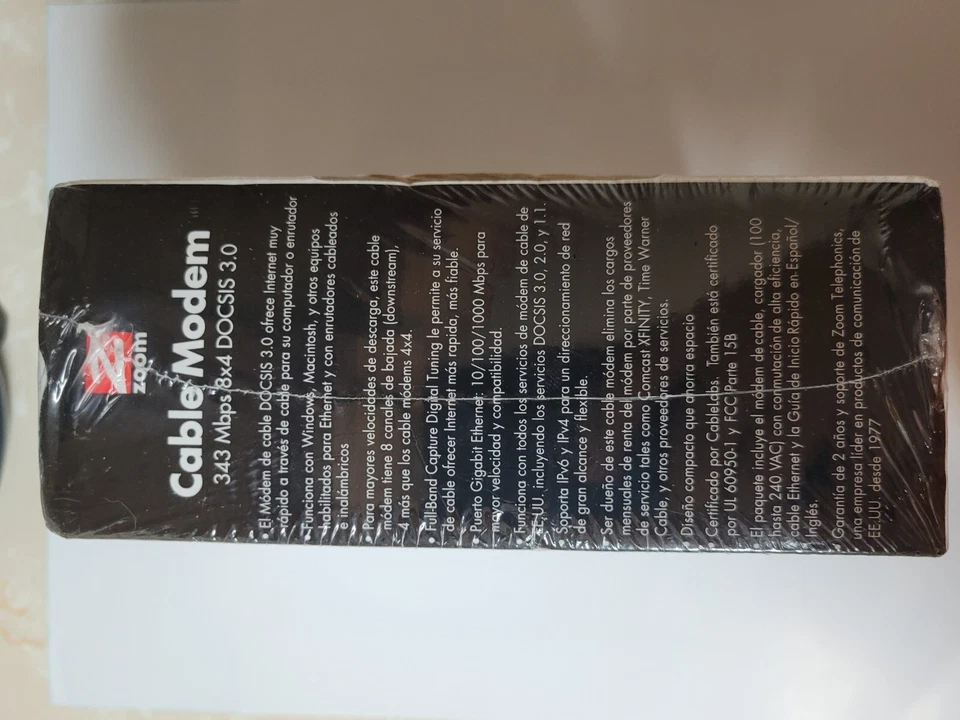 New! Sealed! Zoom DOCSIS 3.0 High-Speed Cable Modem 5345 - Image 2 of 4