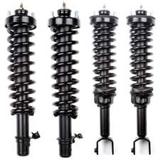 4pc For Honda Civic del Sol Complete Struts Shocks w/Coil Springs Shock Absorber