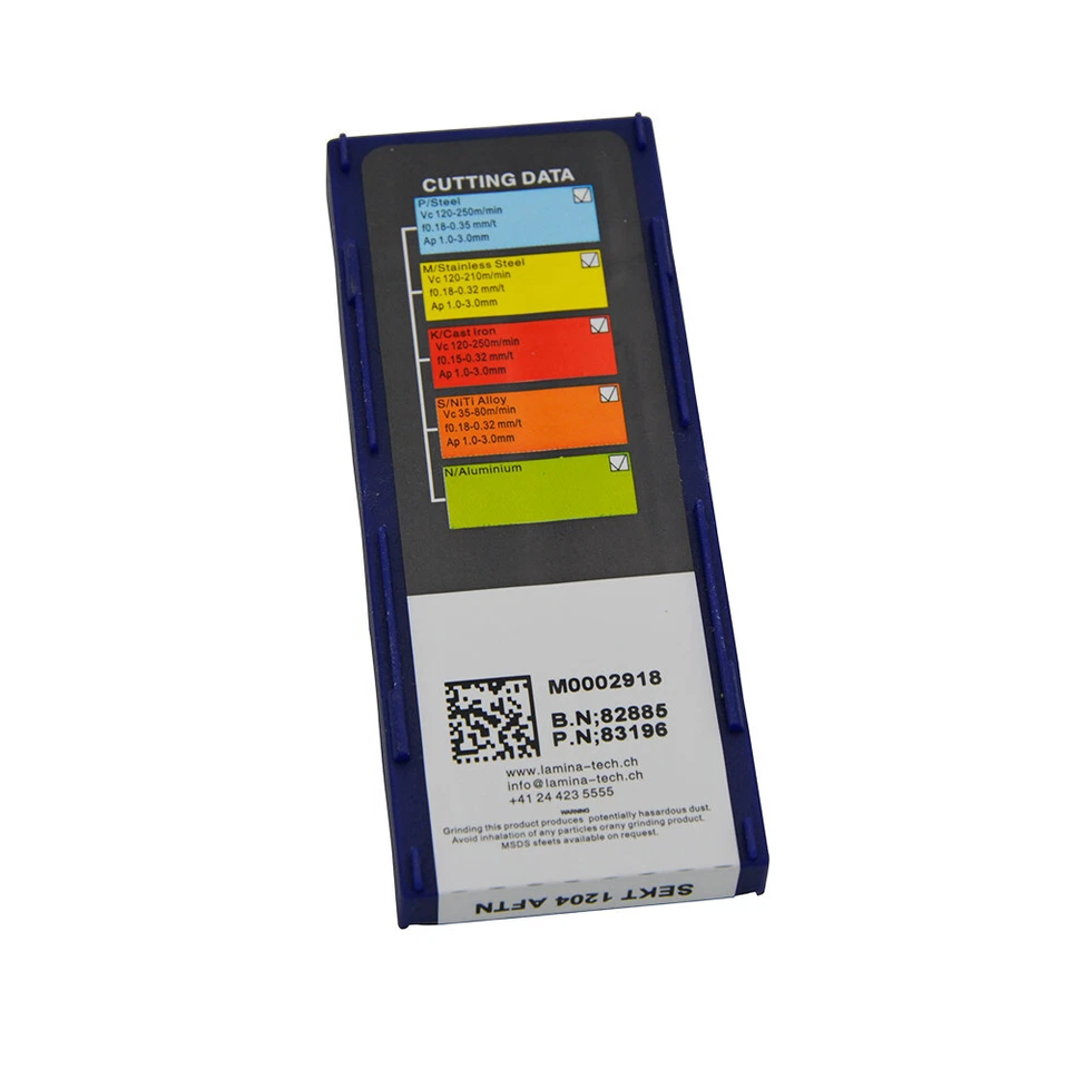 Insertos de carburo CNC LÁMINA SEKT1204AFTN LT30 10 un. Foto 3 de 3