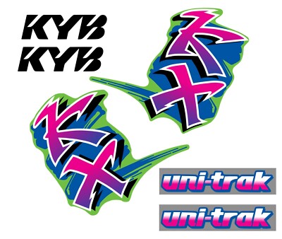 Kawasaki KX 125 1991 Decal Graphic / Deko Kit / Aufkleber / Sticker Original