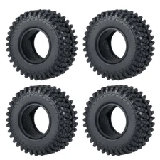 CNC Rubber Tyre Tire Upgrade Parts for Axial 1/24 RC SCX24 Crawler Car