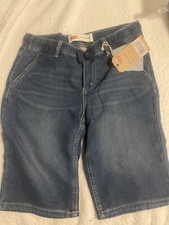 Levis Knit Jogger Shorts Blue Boys Size L 12-13 Years