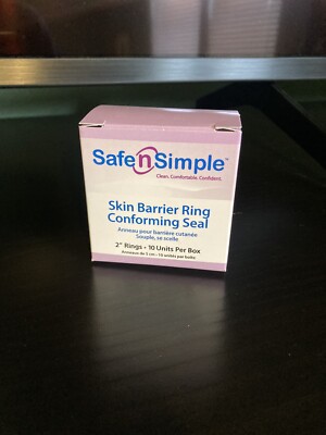 Safe N Simple 2'' Skin Barrier Rings Conforming Seals Box of 10 - FREE SHIPPING
