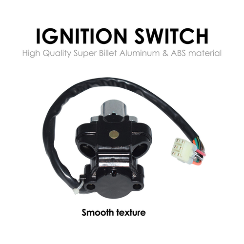 Motorcycle Ignition Switch W/Key for Suzuki GSXR 600 GSXR 750 GSXR-600 2004-2005 - Foto 4 di 12