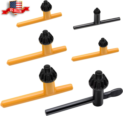 Drill Chuck Key Wrench 6 Sizes Drill Press Chuck Key Replacement Drill Clamp - Picture 9 of 12