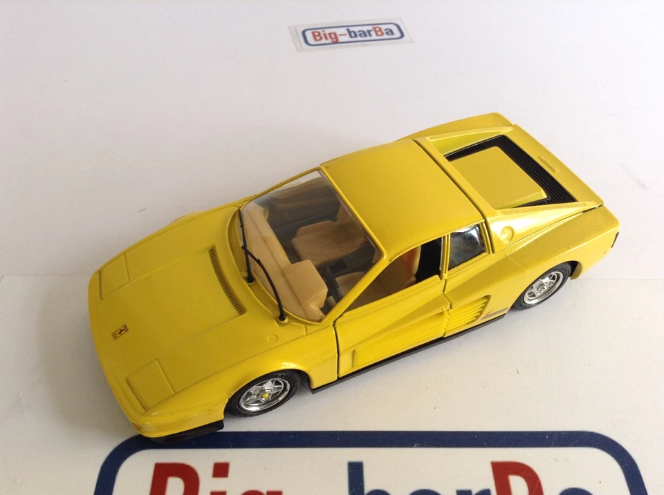 🔥Lot vintage🚗 BBURAGO FERRARI TESTA ROSSA 1984 1:24 🍂 OCCASIONE 🍂☕🏅💰 - Immagine 2 di 4