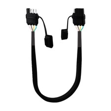 16 Awg 1ft 4-pin Flat Trailer Wire Extension Cable4 Way Male For Trailer