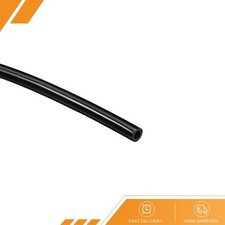 Silicone Tubing 3mm ID 5mm OD 6.56ft 2m Rubber Tube Air Hose Pipe Black