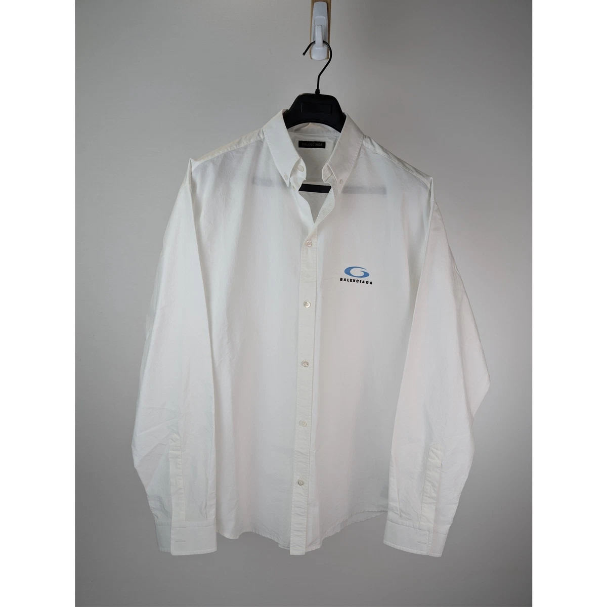 Balenciaga Long Sleeve White Shirts for Men for sale | eBay
