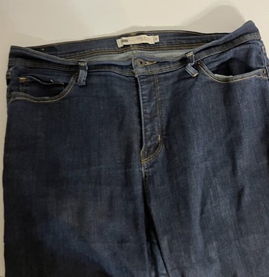 Levi's 512 Womans Sz 16 blue Denim Jeans Perfectly Slimming Boot Cut