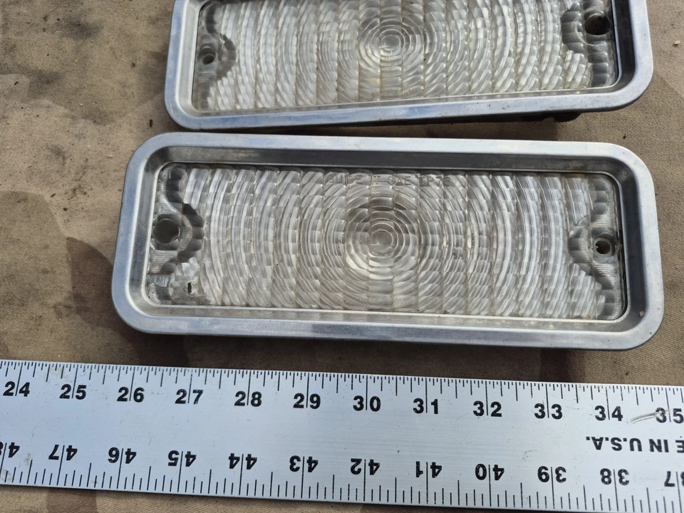 1973 年 1974 年雪佛兰卡车和吉姆西派克灯镜片 C10 C20 C30 K10 外套 — 第 3/4 张图片