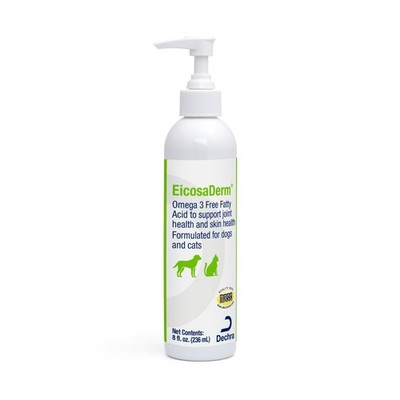 EicosaDerm Omega 3 Liquid for Dogs and Cats, 8 oz