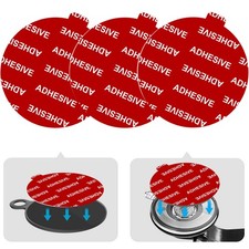 Dashboard Pad Mounting Disk Sticky Adhesive Replacement Kit, Transparent
