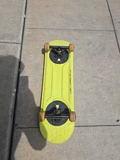 Morf Board Skate Scoot Balance Green Yellow Morph Jakks Skateboard Used!