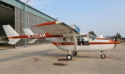 Cessna 337G Super Skymaster Desktop Wood Airplane New Model Small Scale 1/48