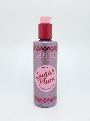 Victoria's Secret Pink Sugar Plum Skin  Highlighting Body Oil Moisturizer 8 oz