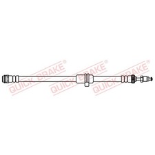 2x Bremsschlauch vorne für Mini F55 F56 F57 F60 | 24532520