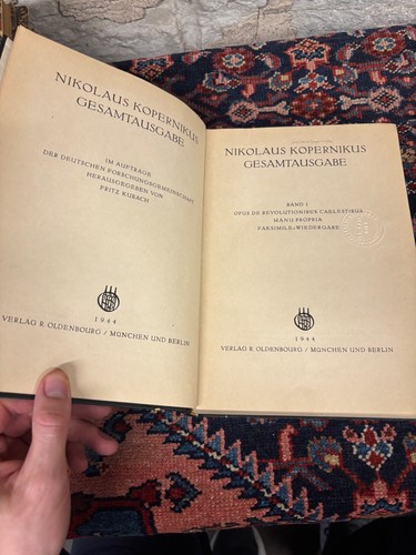 NIKOLAUS KOPERNICKUS REPRO NOTEBOOKS OLDENBOURG SEE PICS RARE EX-LIB COPERNICUS - Picture 13 of 19
