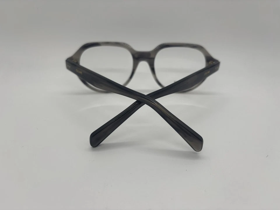 NUEVO Gafas redondas grises Celine CL50145I 005 52-19-145 mm viene con juego completo Foto 4 de 4