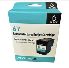 WEXFORD Inkjet Cartridge, Replaces HP 67, Black - 1 Ink Cartridge