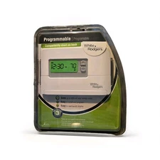 White Rogers programable air wall thermostat backlight model P200 heat cool NEW