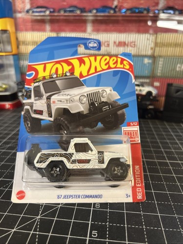 NEW 2023 HOT WHEELS®/MATTEL '67 JEEPSTER COMMANDO RED EDITION™ 5/12 RECOLOR - Picture 2 of 4
