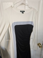 Lauren by Ralph Lauren Women's Sheath Long Sleeve Dress
