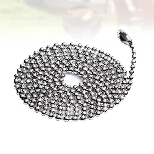 Stainless Steel Military Necklace Ball Bead Chain Keychain Keychains - Picture 7 of 11
