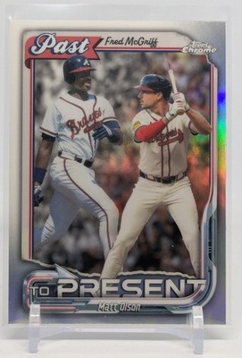 2026 Topps Chrome #PTP-25 Fred McGriff / Matt Olson Past to Present SP BRAVES