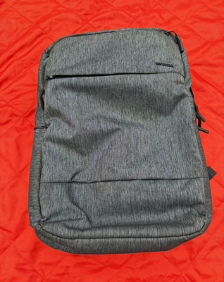 Incase Padded Gray Polyester Laptop Backpack for 16in Laptop