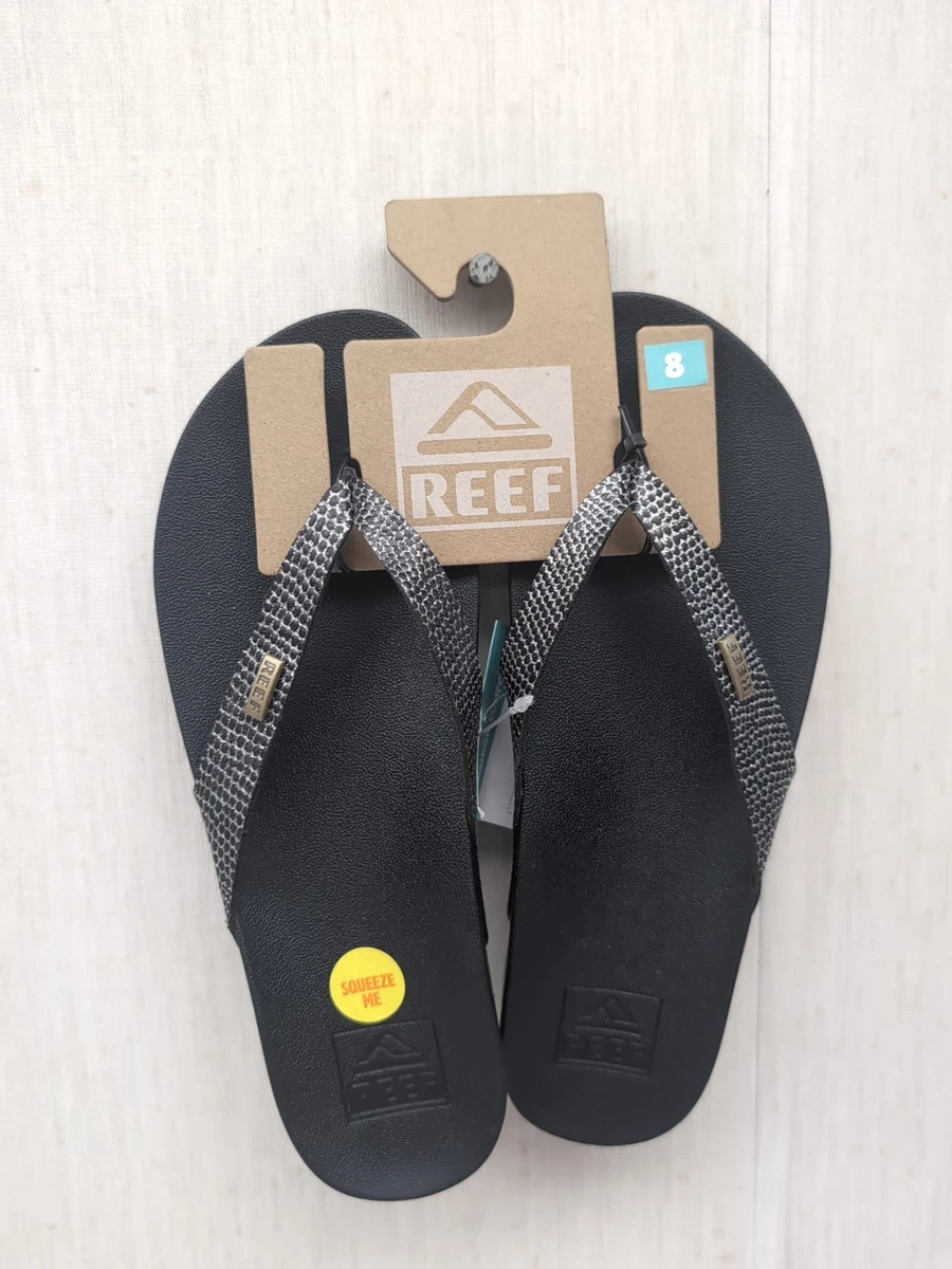 Reef - Sandali alla Moda, Nero (Schwarz (Black)), 40