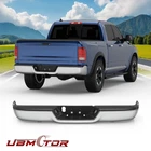 Chrome Rear Bumper Without Sensor Hole For 09-19 Dodge Ram 1500 10-12 2500 3500