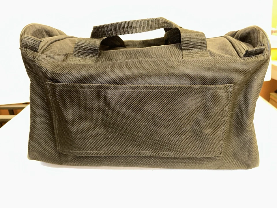 Bolso de Viaje Pierre Cardin Negro De Colección de Lona con Correa para el Hombro Bolsa de Mano Foto 4 de 4