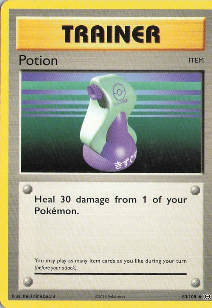 Potion 83/108 Uncommon Evolutions Pokemon Near Mint (L1)