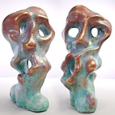 Giano volto arte scultura plastica-arte busto segno unico Prof em A Loeschner-Gornau