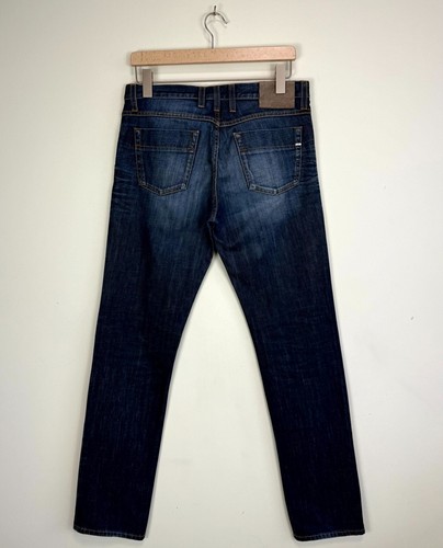 Gucci Skinny Fit Logo Indigo Stone Washed Men Blue Jeans Size 30 - Picture 3 of 11
